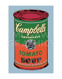 Colored Campbell's Soup Can, 1965 (green & red) -  Andy Warhol - McGaw Graphics