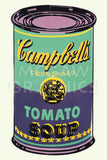 Colored Campbell's Soup Can, 1965 (green & purple) -  Andy Warhol - McGaw Graphics