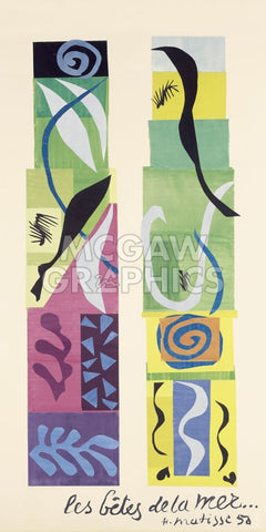 Beasts of the Sea -  Henri Matisse - McGaw Graphics