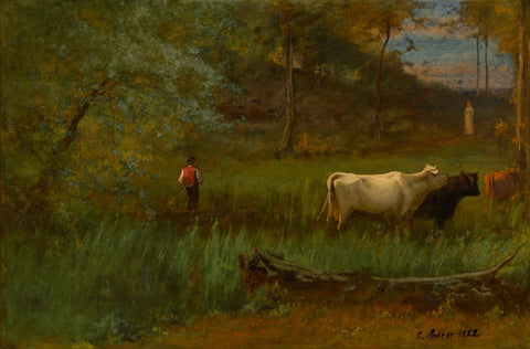 A Pastoral, c. 1882-85 -  George Inness - McGaw Graphics