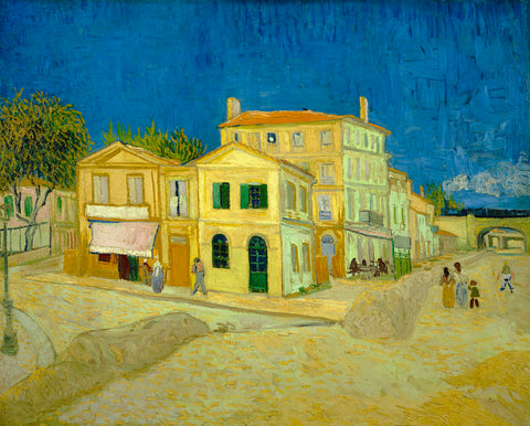 The Yellow House ('The Street'), 1888 -  Vincent van Gogh - McGaw Graphics