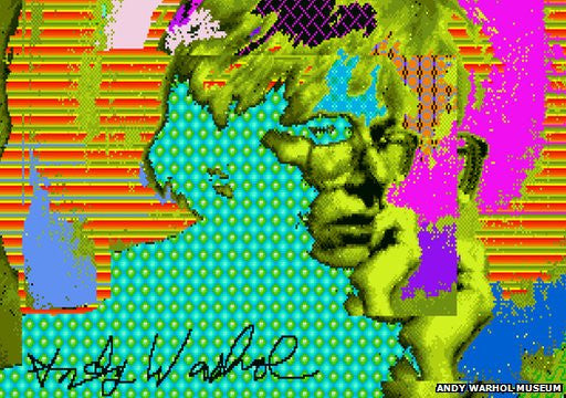 Warhol Works Recovered from Old Amiga disks