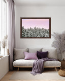 Pink Winter Pines