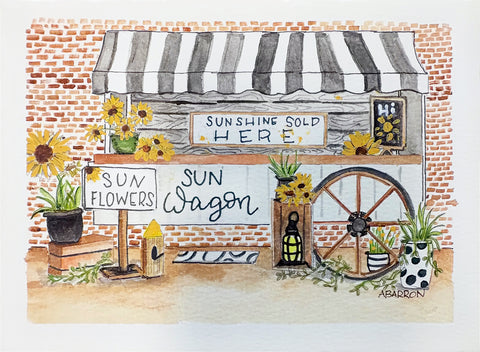 Sunshine Sold Here -  Audrey Barron - McGaw Graphics