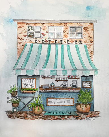 Coffee Snob -  Audrey Barron - McGaw Graphics