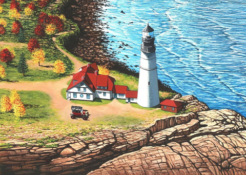 Portland Head, ME -  Mike Bennett - McGaw Graphics