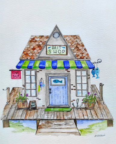 The Bait Shop -  Audrey Barron - McGaw Graphics