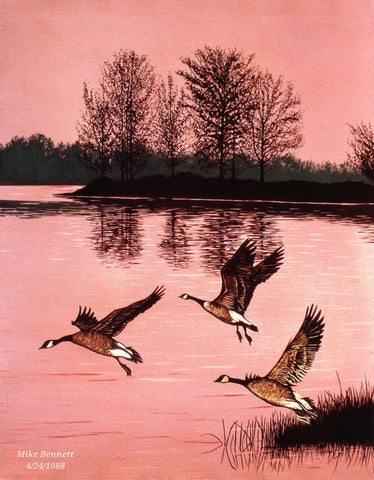 Trio of Honkers -  Mike Bennett - McGaw Graphics