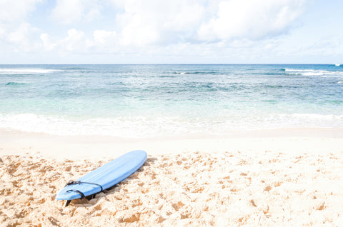 Surfboard on the Beach