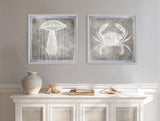 Vintage Sea Life in Shades of Pewter II -  Christine Zalewski - McGaw Graphics