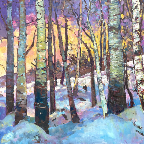 Winter Birches II