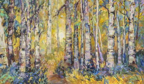 Morning Birches -  Catherine Elliott - McGaw Graphics