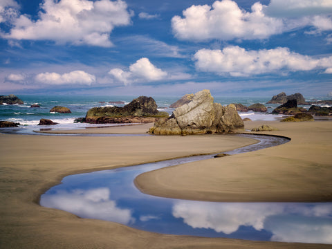 Ocean Stream Reflection