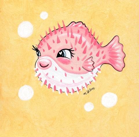 Pink Pufferfish