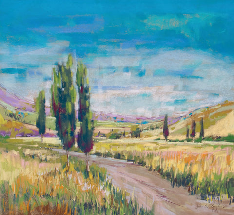 Poplars Country Path