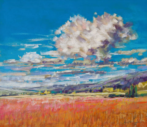 Summer Clouds Over Cornfield