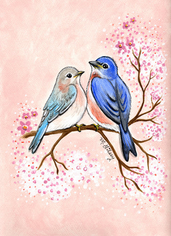 Blue Birds of Happiness