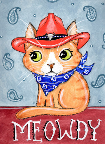 Meowdy Cowboy