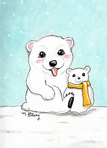 Polar Bear with Snowbear