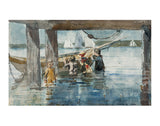 Children Playing Under a Gloucester Wharf, 1880