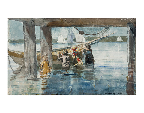 Children Playing Under a Gloucester Wharf, 1880