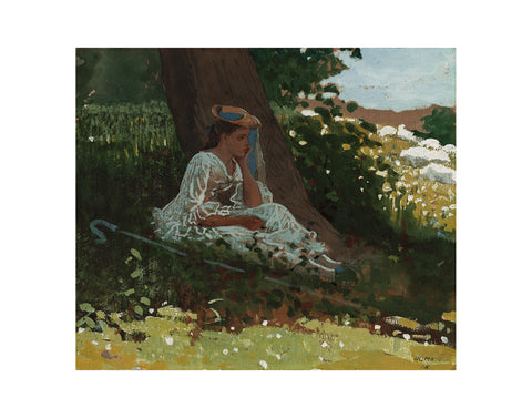 “Bo-Peep” (Girl with Shepherd’s Crook Seated by a Tree), 1878