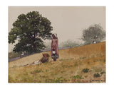 Boy and Girl on a Hillside, 1878