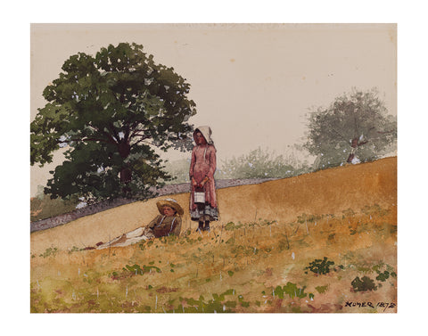 Boy and Girl on a Hillside, 1878