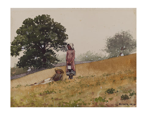 Boy and Girl on a Hillside, 1878
