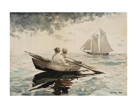 Two Boys Rowing, 1880