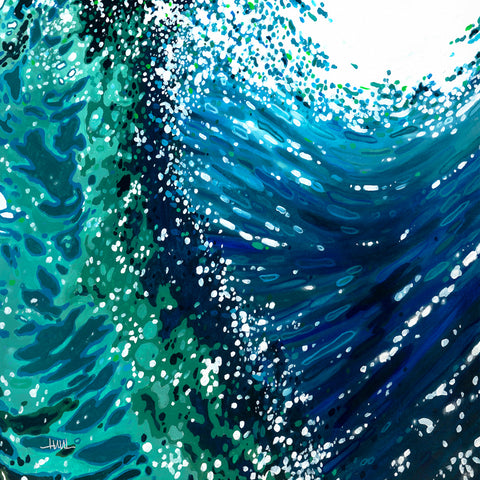 Blue Merging Waves