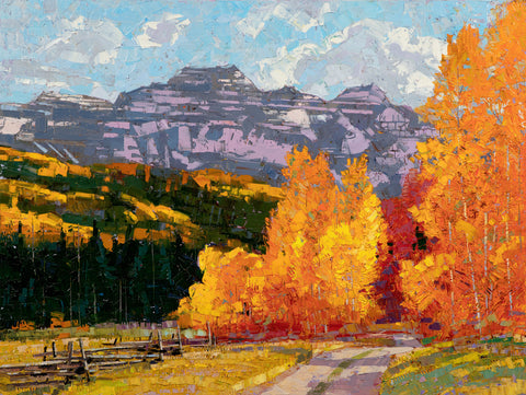Rocky Mountain Road in Autumn