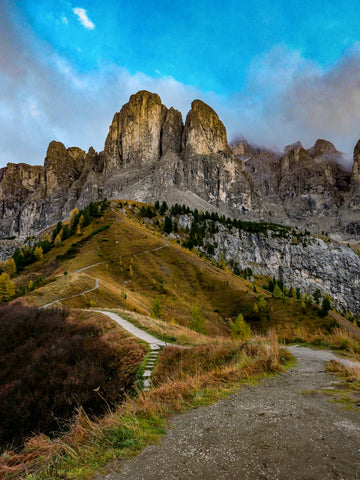 Stairway in the Dolomites