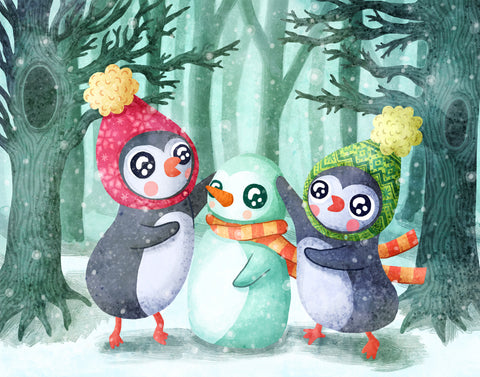 Penguins Snowman