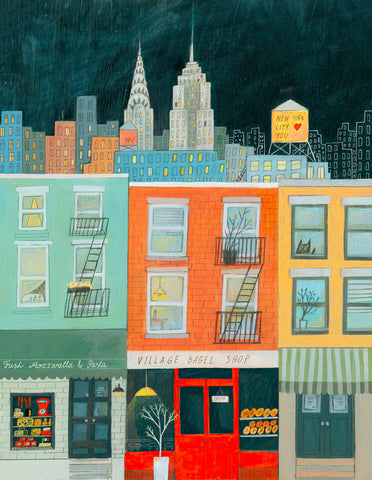 Bagel Shop Street -  Kristiana Pärn - McGaw Graphics