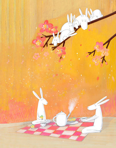 Tea and Blossoms -  Kristiana Pärn - McGaw Graphics