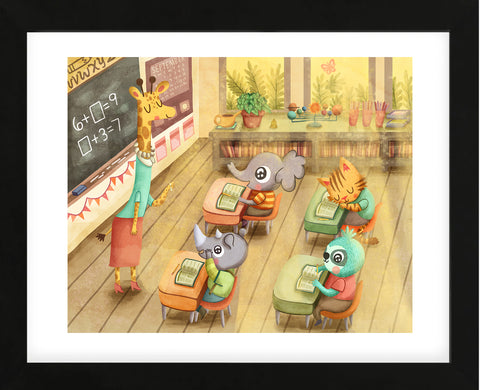Jungle Classroom (Framed)