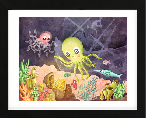 Underwater Treasure (Framed)