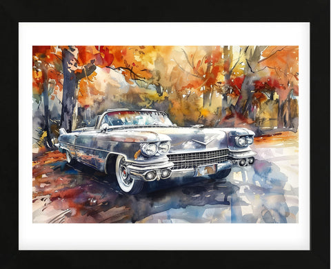 Cadillac Cruising 2 (Framed)