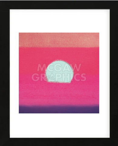 Sunset, 1972 (fuchsia) (Framed)