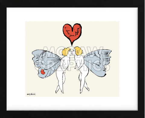 I Love You So, c. 1958 (angel) (Framed)