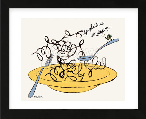 Spaghetti is So Slippery, c. 1958 (Framed)