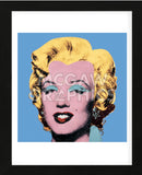 Shot Light Blue Marilyn, 1964 (Framed)
