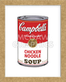 Campbell's Soup I:  Chicken Noodle, 1968 (Framed)