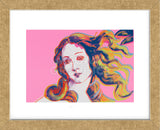 Details of Renaissance Paintings (Sandro Botticelli, Birth of Venus, 1482), 1984 (pink) (Framed)