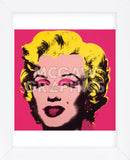 Marilyn Monroe (Marilyn), 1967 (hot pink) (Framed)