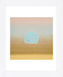 Sunset, 1972 (gold, blue) (Framed)