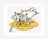 Spaghetti is So Slippery, c. 1958 (Framed)