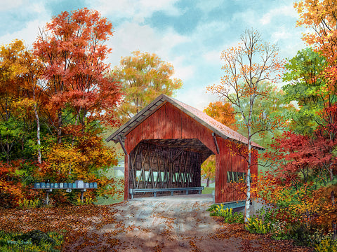 Brookdale Bridge Autumn