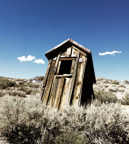 Faultering Outhouse, Bodie, CA